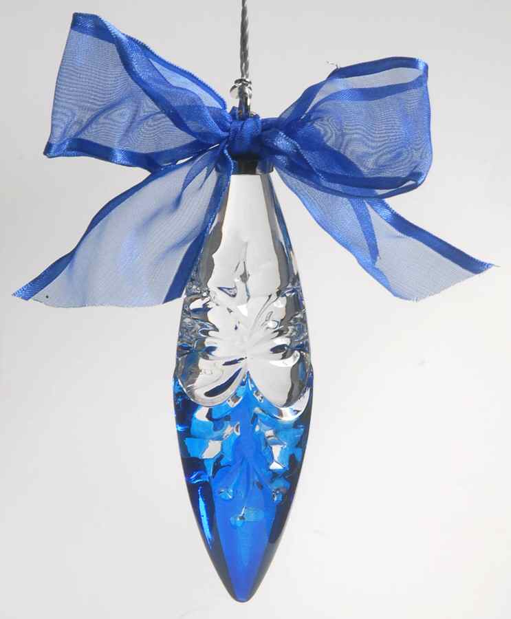 Color Gems Ornaments Sapphire Icicle - Boxed by Lenox-1