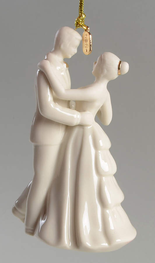 Bride And Groom Ornaments 2021-Bride & Groom - No Box by Lenox-1