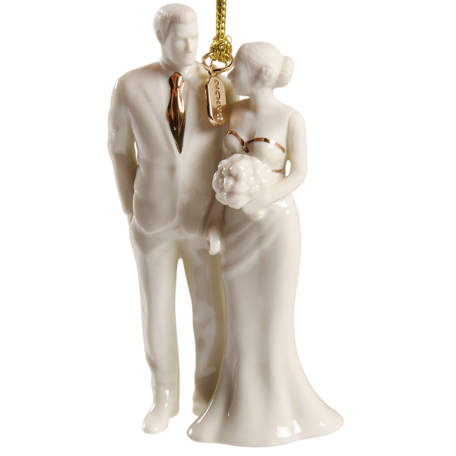 Bride And Groom Ornaments 2026-Bride & Groom - No Box by Lenox-1