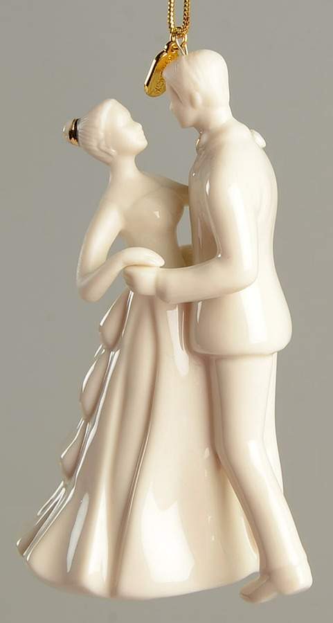 Bride And Groom Ornaments 2018-Bride & Groom - No Box by Lenox-1