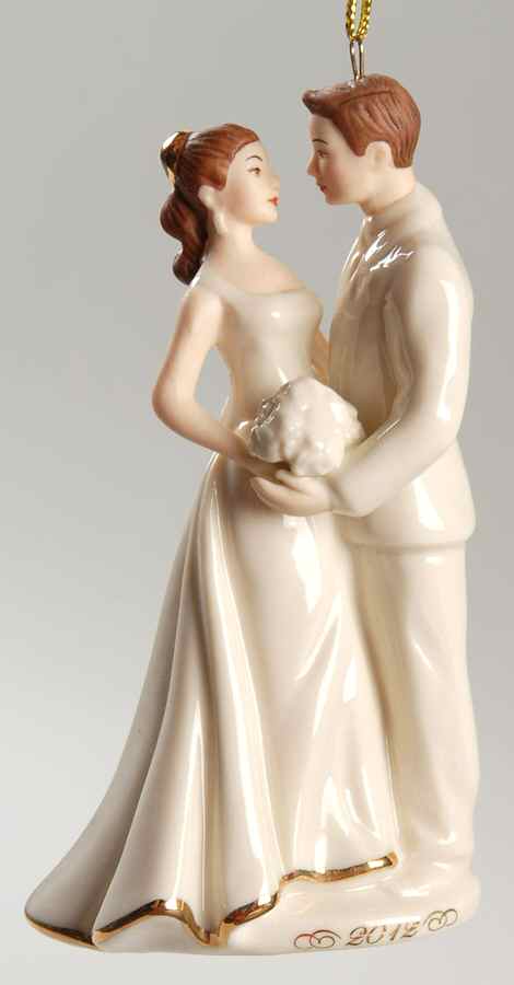 Bride And Groom Ornaments 2012-Always And Forever - Boxed by Lenox-1