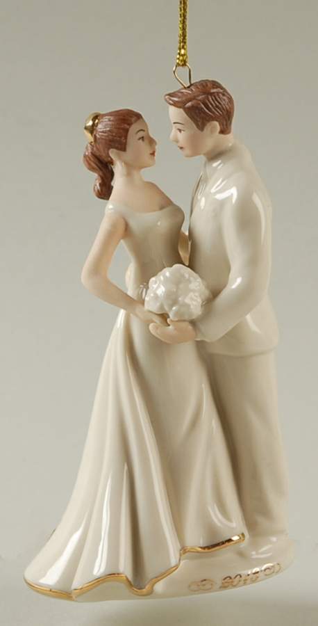 Bride And Groom Ornaments 2013-Always And Forever - No Box by Lenox-1