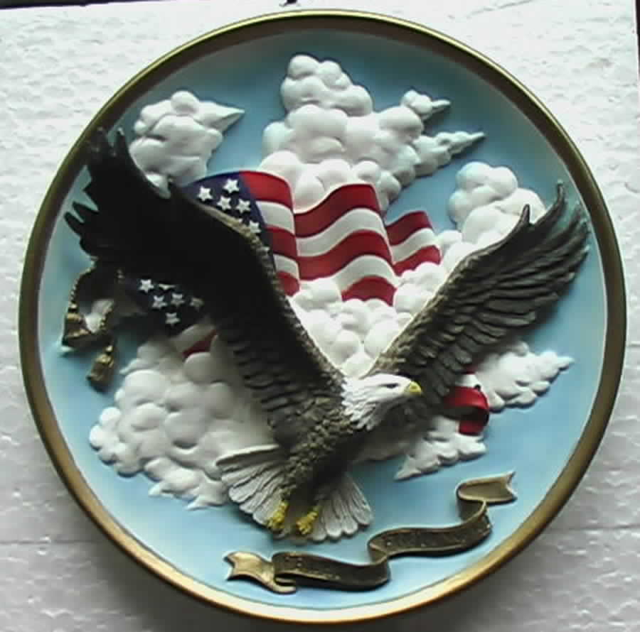 Four Freedoms Plate Collection Freedom From Want - No Box by Lenox-1