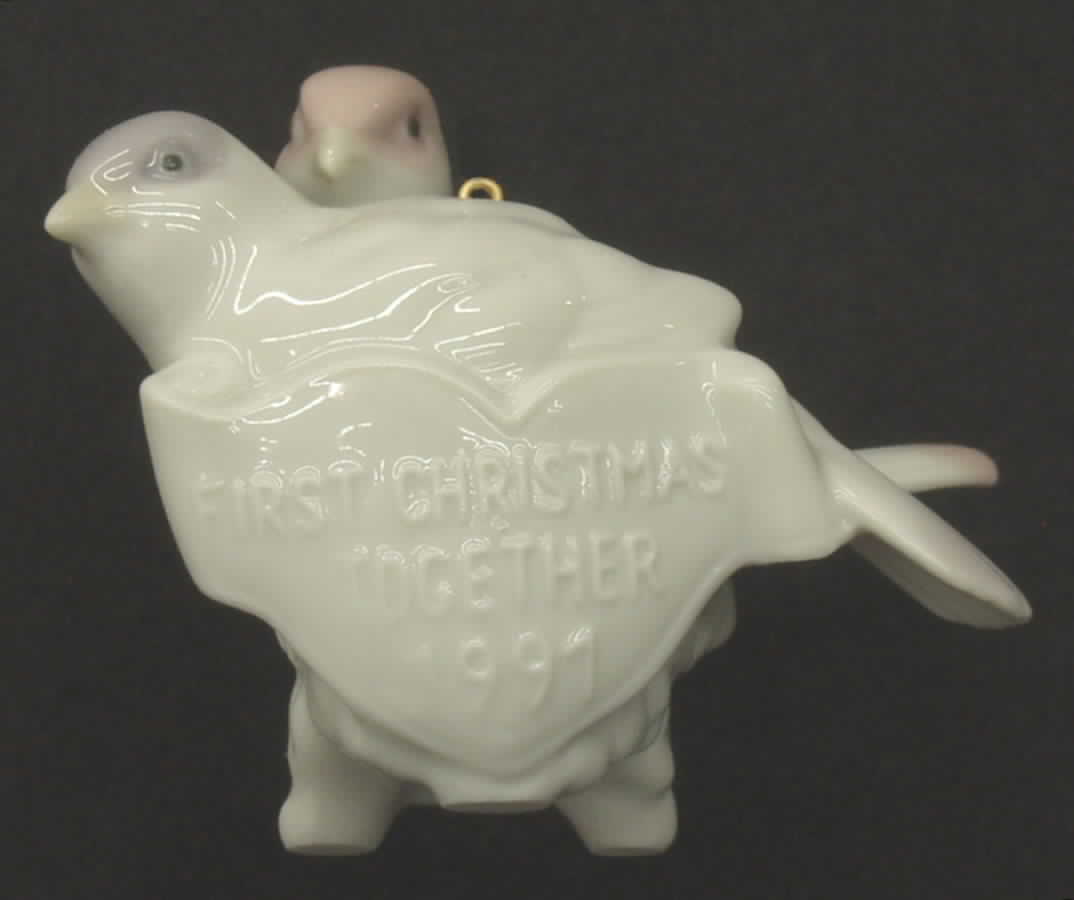 Our First Christmas Ornaments 5840-Lovebirds - No Box by Lladro-1