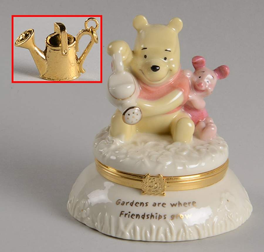 Pooh Treasure Box Collection Pooh's Friendship Garden - No Box by Lenox-1