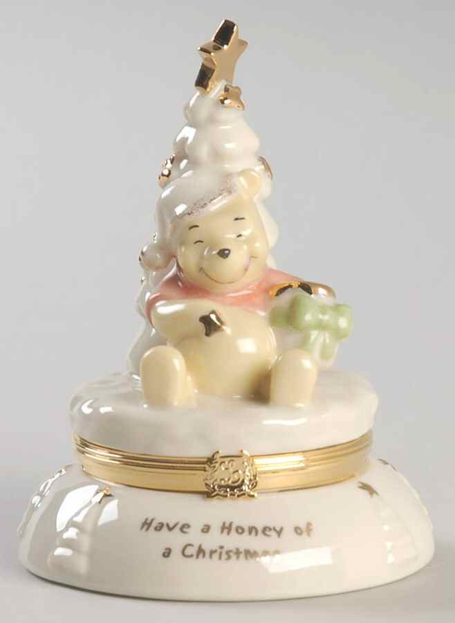 Pooh Treasure Box Collection A Pooh Sort Of Christmas-Tree Charm - Boxed by Lenox-1