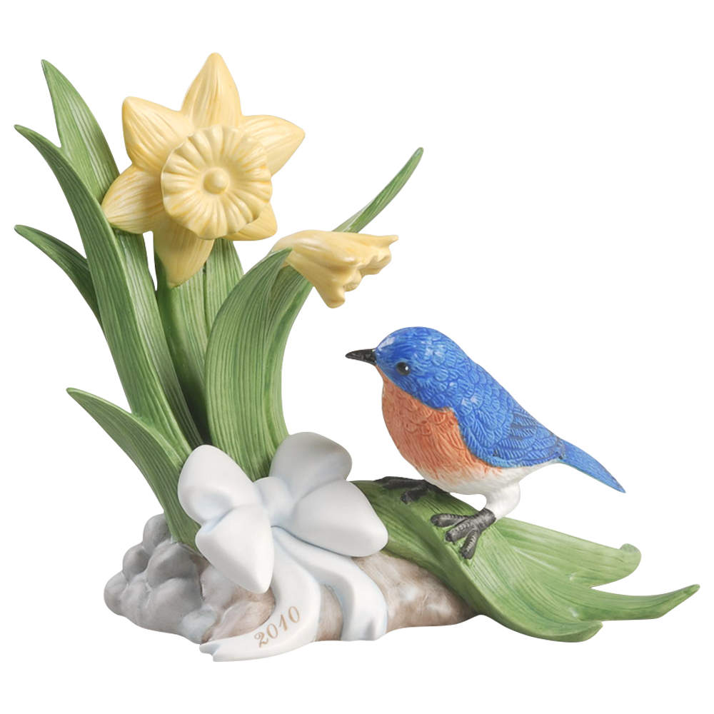 Annual Garden Birds 10th Anniversary Millennium Bluebird - Boxed by Lenox-1