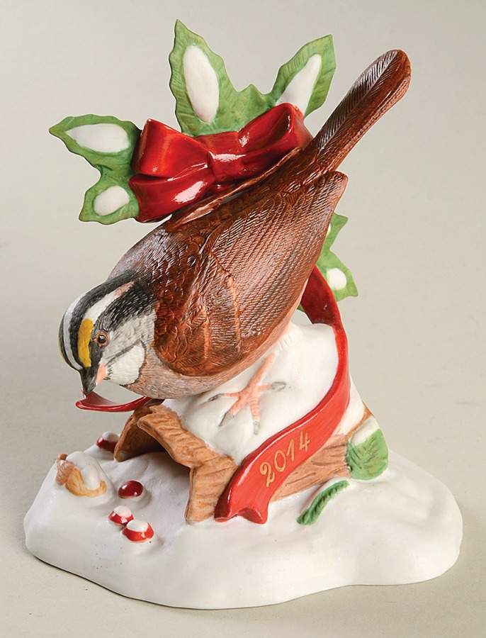 Annual Garden Birds 2014 White Throated Sparrow - No Box by Lenox-1