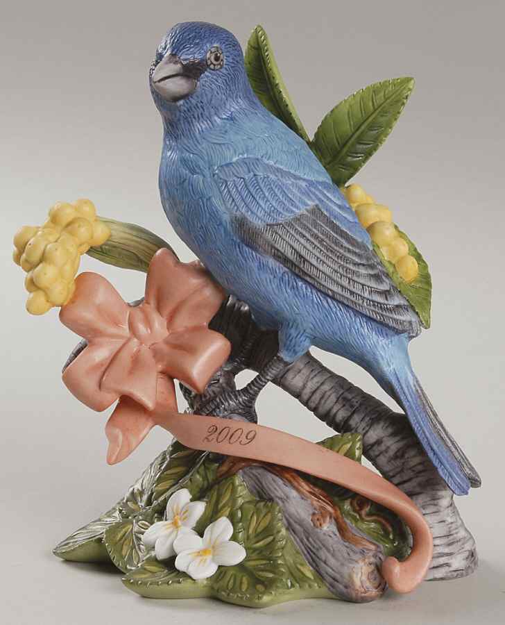 Annual Garden Birds 2009 Indigo Bunting - Boxed by Lenox-1