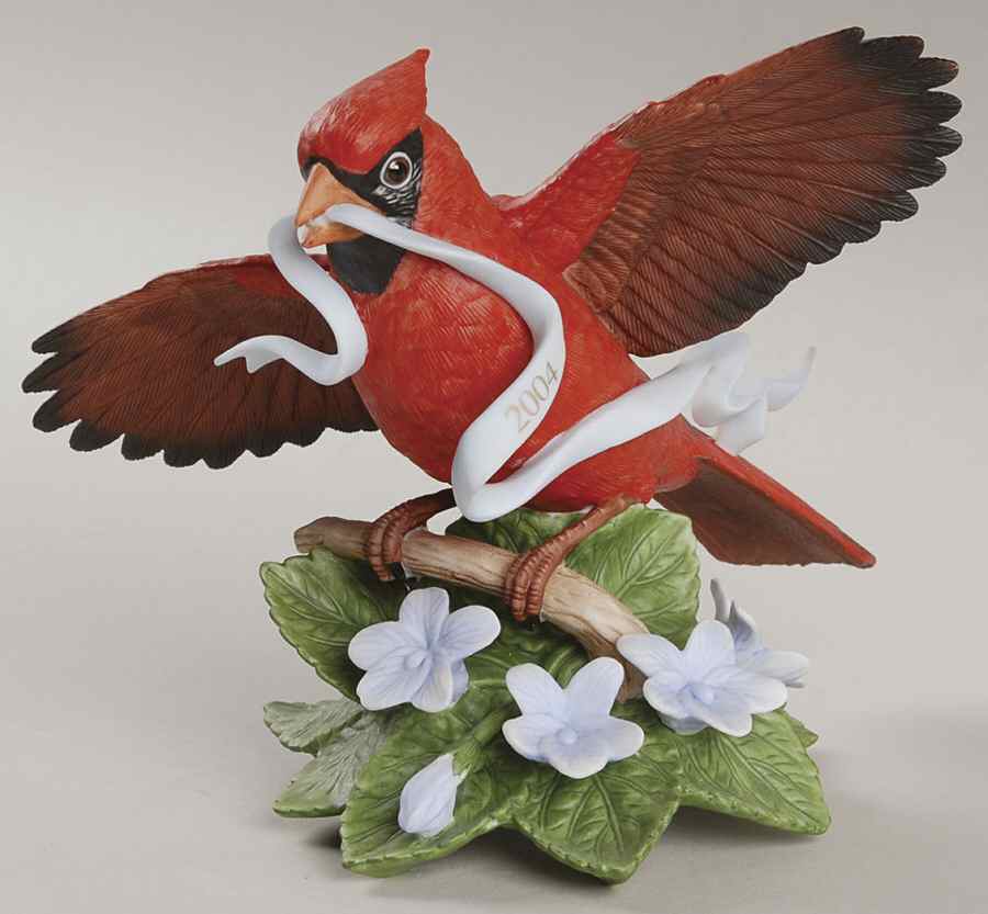 Annual Garden Birds 2004-Cardinal - Boxed by Lenox-1