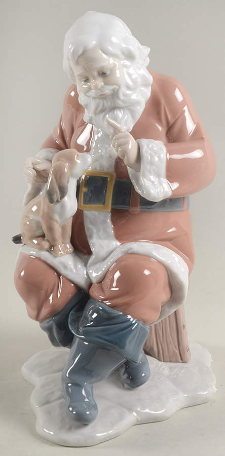 Santa's Magical Workshop Santa's Little Secret - With Box by Lladro-1