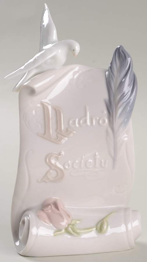 Advertisng Signs Art Brings Us Together-1999 Member Gift - Advertising Signs by Lladro-1