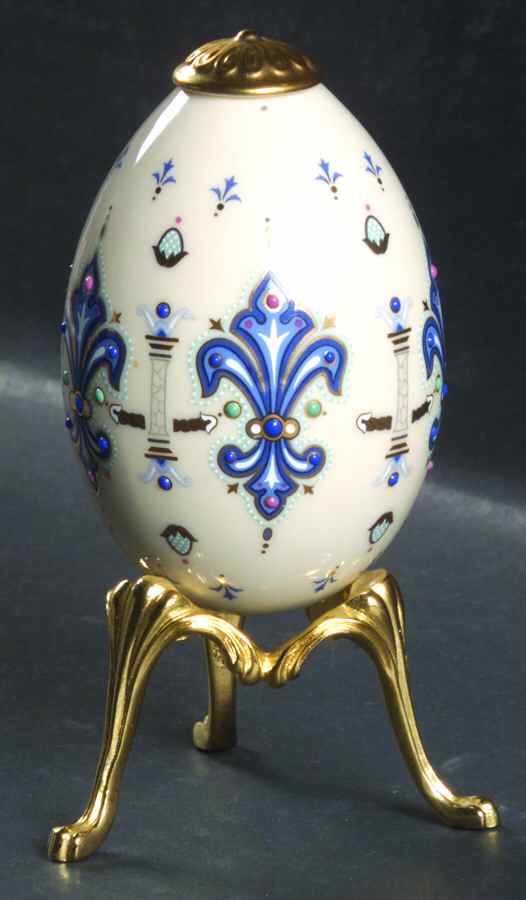China Treasures Egg Sapphire - Boxed by Lenox-1