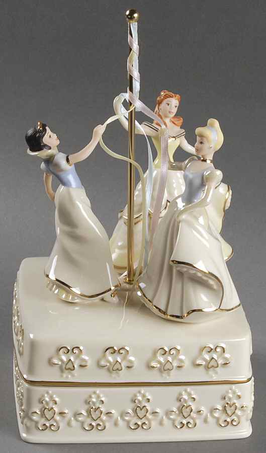Disney Figurine Dancing The Maypole Covered Box - Boxed by Lenox-1