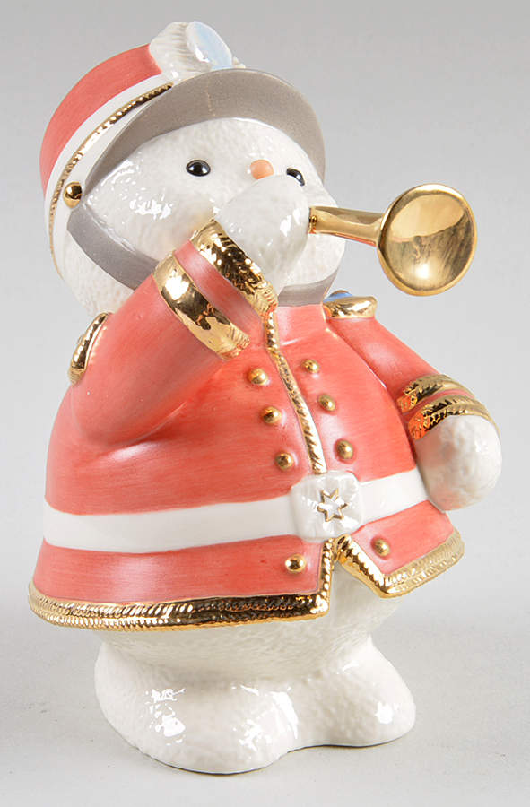 Ivory Snowman Collection Winter March - No Box by Lenox-1