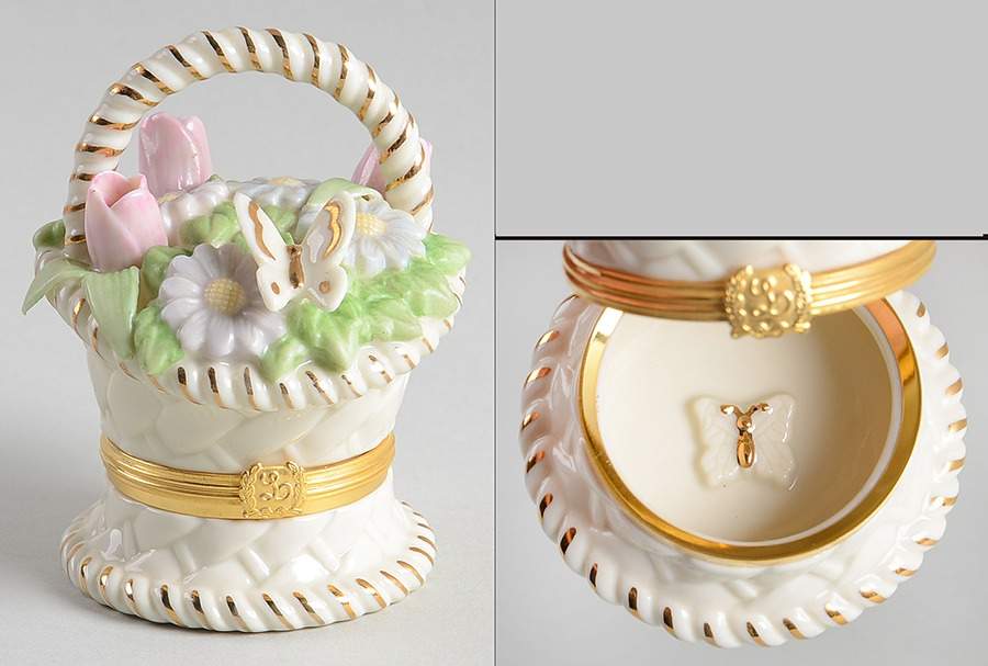 Treasure Boxes Basket Of Blossoms - No Box by Lenox-1