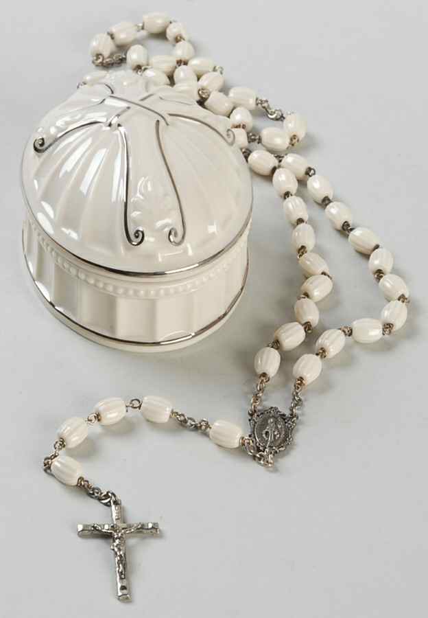 Treasure Boxes Rosary Beads Jewelry Box - Boxed by Lenox-1