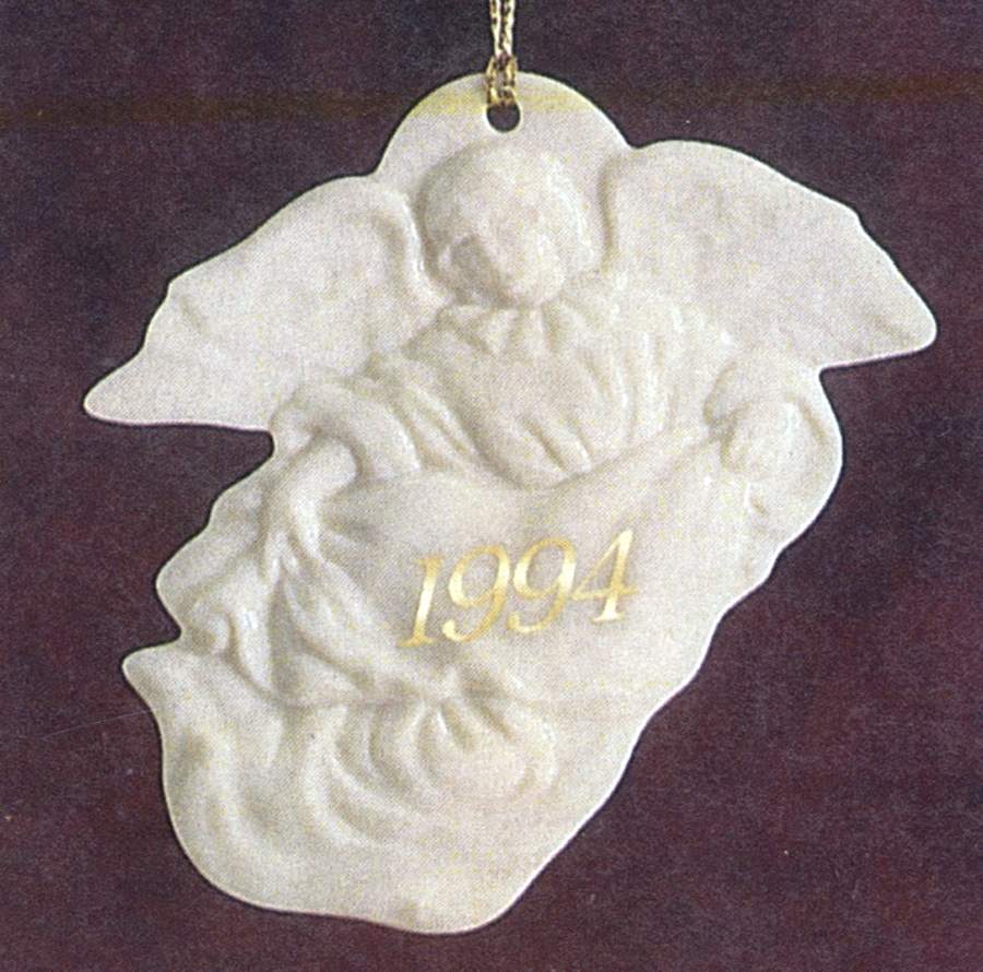 Annual Ivory Ornaments Christmas Cherub - No Box Nb1994 by Lenox-1