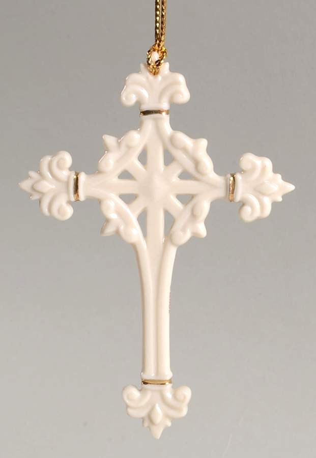 Annual Pierced Cross Ornament Pierced Cross - Boxed by Lenox-1