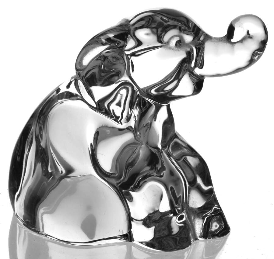 Lenox Crystal Salt & Pepper Sets Trunk Down - Elephant - No Box by Lenox-1
