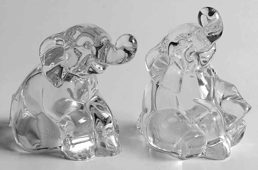 Lenox Crystal Salt & Pepper Sets Dash Of Luck-Elephants - Boxed by Lenox-1