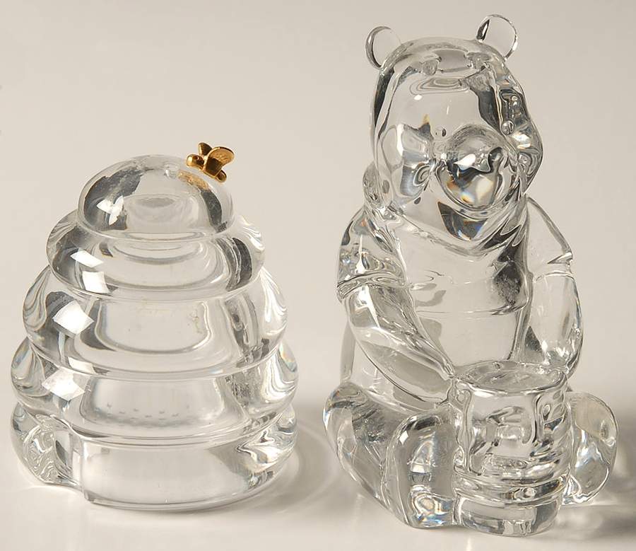 Lenox Crystal Salt & Pepper Sets Winnie The Pooh & Bee Hive - Boxed by Lenox-1
