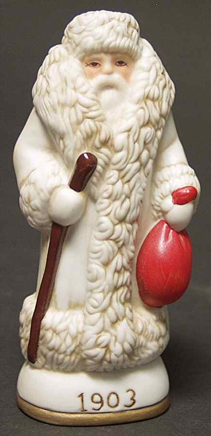 Memories of Santa Santa In White Coat - Boxed by Lenox-1