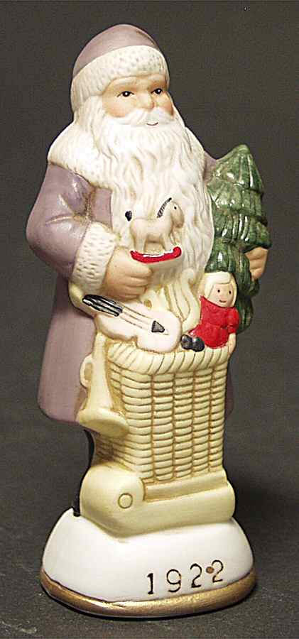 Memories of Santa Santa In Lavender Robe - Boxed by Lenox-1