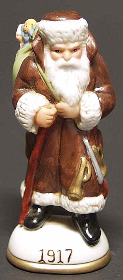 Memories of Santa Santa In Brown Suit - Boxed by Lenox-1