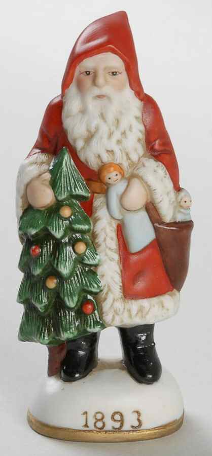 Memories of Santa Santa Holding Tree & Doll - Boxed by Lenox-1