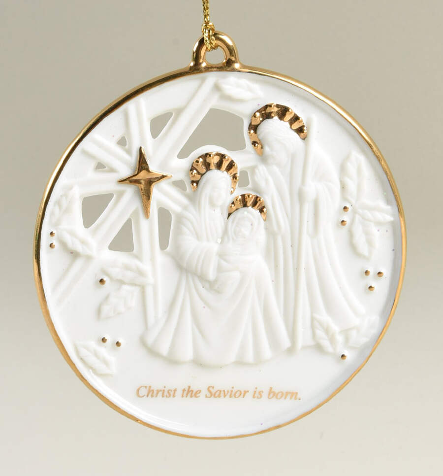 Millennium Nativity Ornaments Holy Family - With Box by Lenox-1