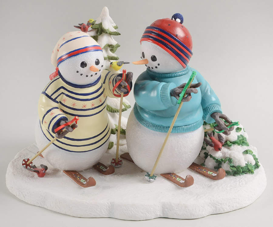 Lynn Bywaters Snowman Collection Cross Country Crew - No Box by Lenox-1