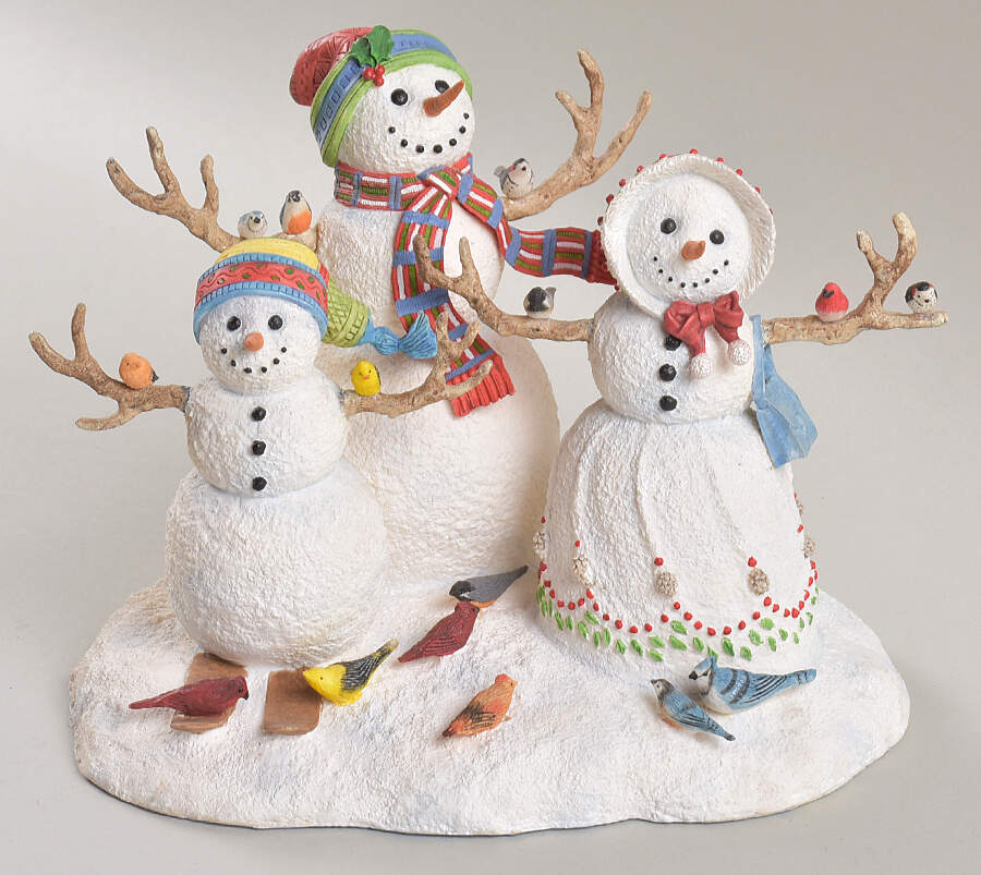 Lynn Bywaters Snowman Collection Birds Of A Feather - Boxed by Lenox-1