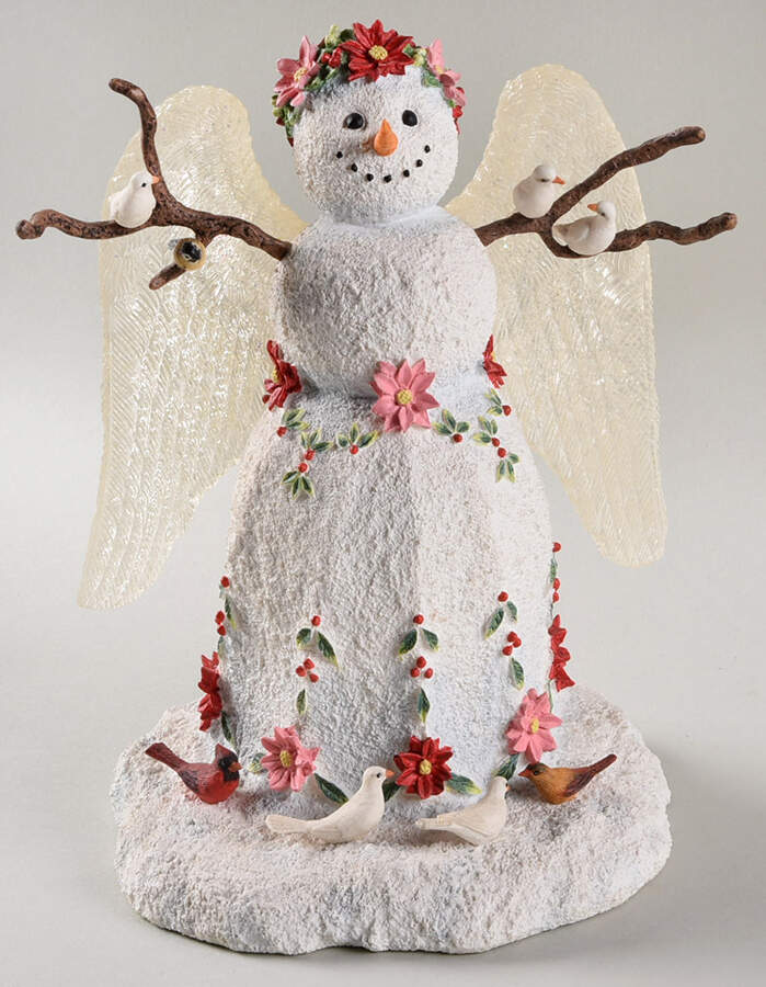 Lynn Bywaters Snowman Collection Heavenly Gathering - No Box by Lenox-1