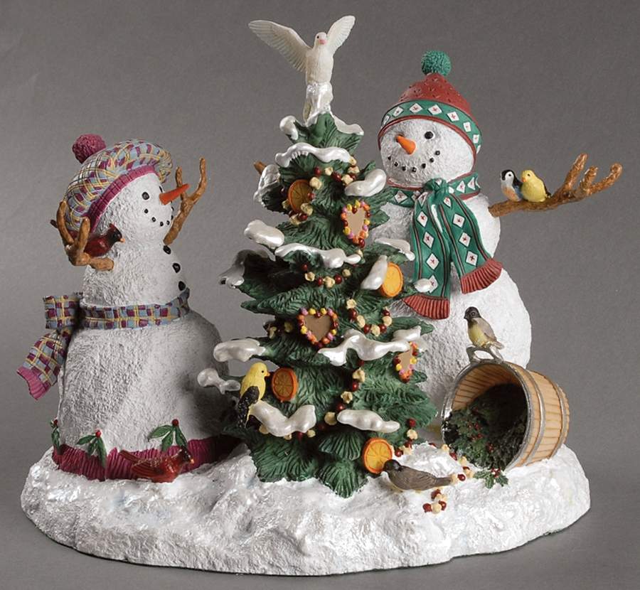 Lynn Bywaters Snowman Collection Together At Christmas - Boxed by Lenox-1