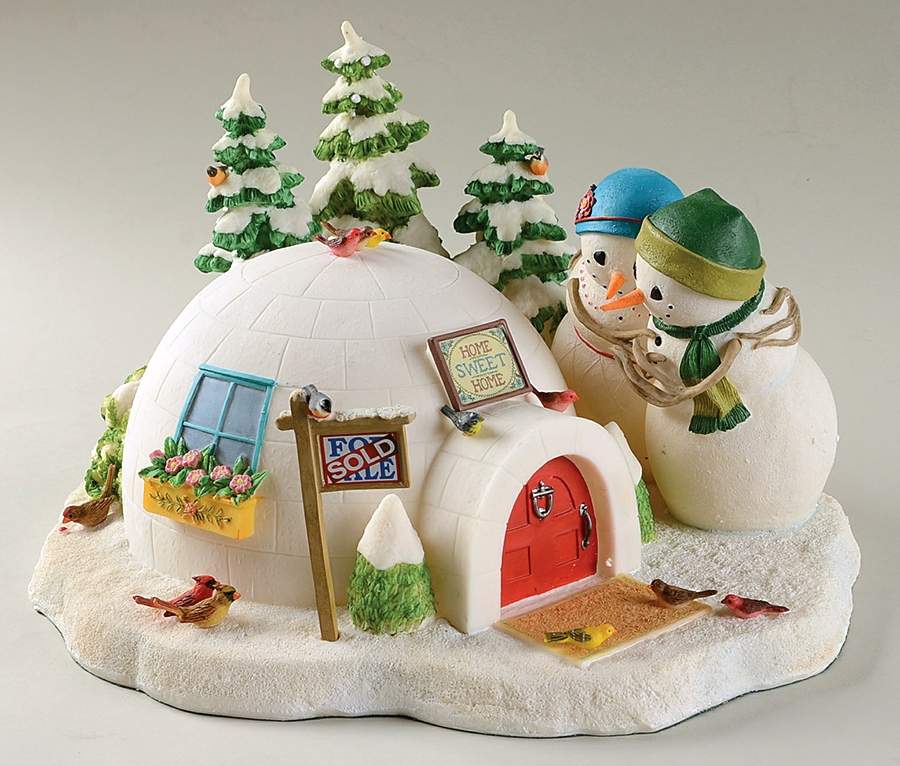 Lynn Bywaters Snowman Collection Home Sweet Home - Boxed by Lenox-1