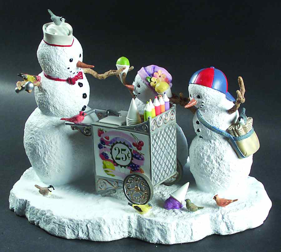 Lynn Bywaters Snowman Collection A Winter Treat - Boxed by Lenox-1