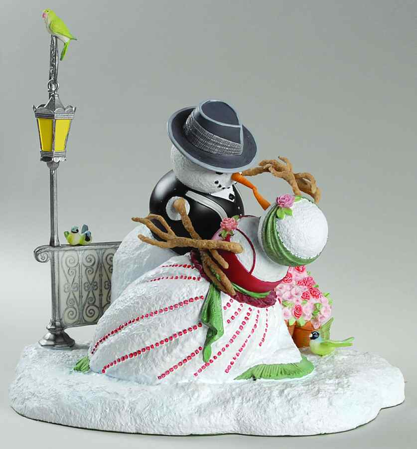 Lynn Bywaters Snowman Collection Moonlight Tango - Boxed by Lenox-1