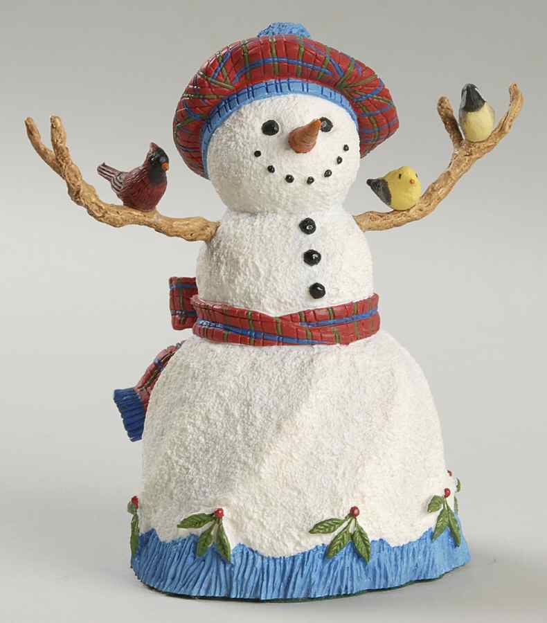 Lynn Bywaters Snowman Collection Pretty In Plaid - No Box by Lenox-1