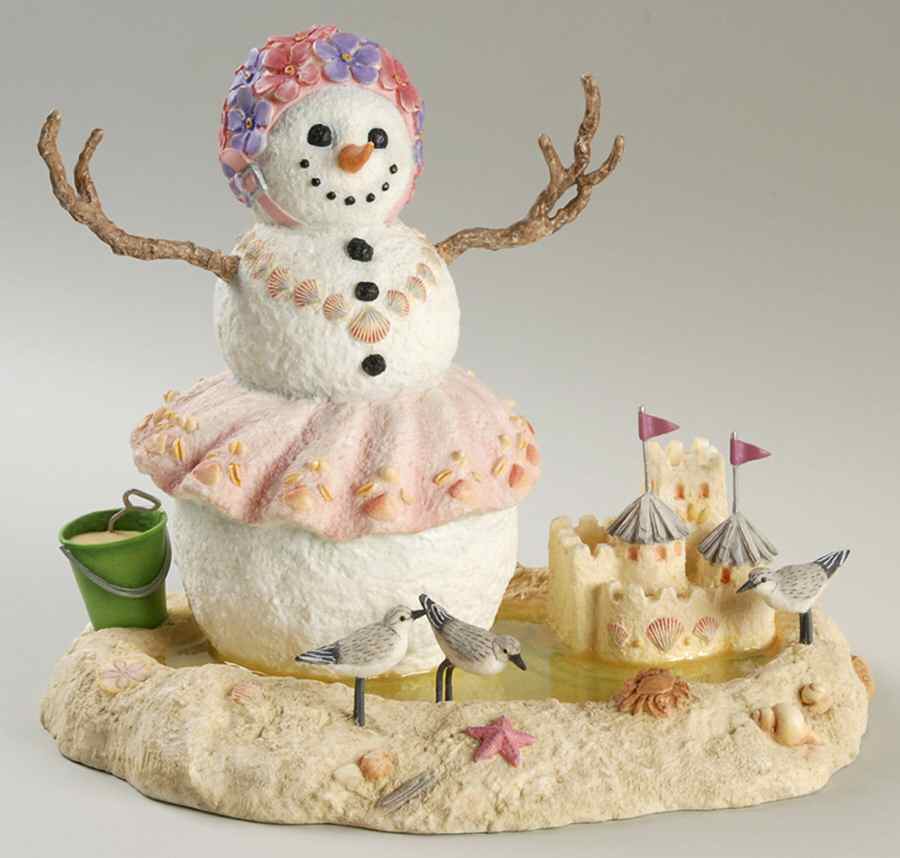 Lynn Bywaters Snowman Collection Friends By The Sea - Boxed by Lenox-1