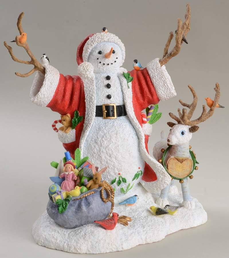 Lynn Bywaters Snowman Collection Christmas Greetings - No Box by Lenox-1