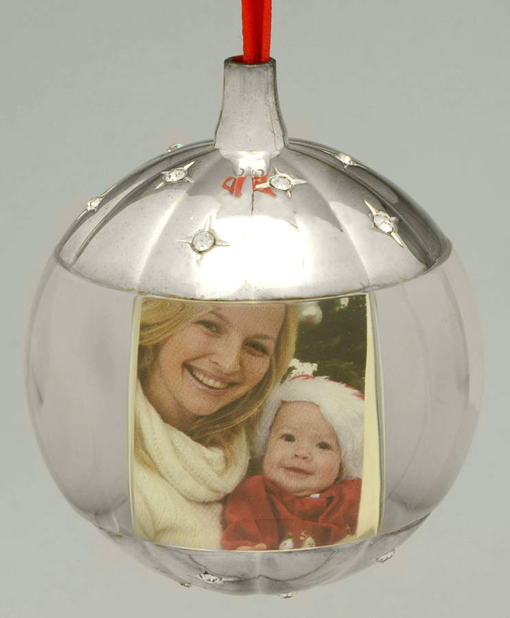 Lenox Metal Ornaments Photo Ball Ornament - Boxed by Lenox-1