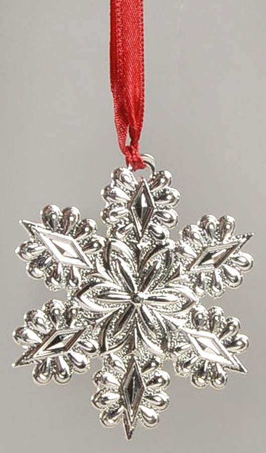 Lenox Metal Ornaments Snowflake Charm - Boxed by Lenox-1