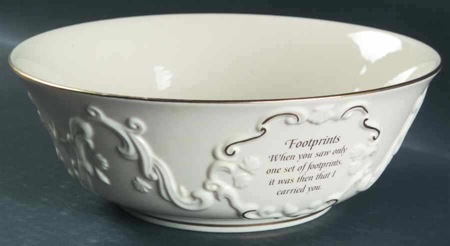 Footprints Collection Footprints Bowl - No Box by Lenox-1