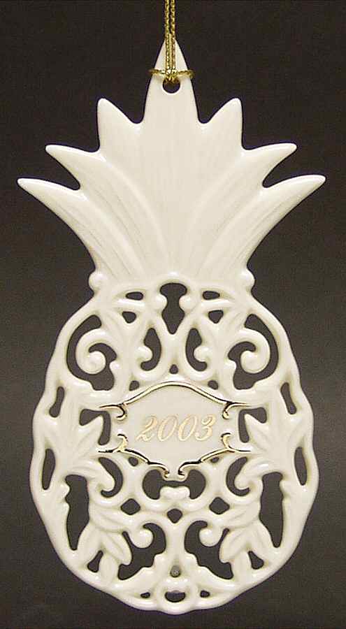 Williamsburg Annual Ornament Williamsburg Pineapple - No Box by Lenox-1