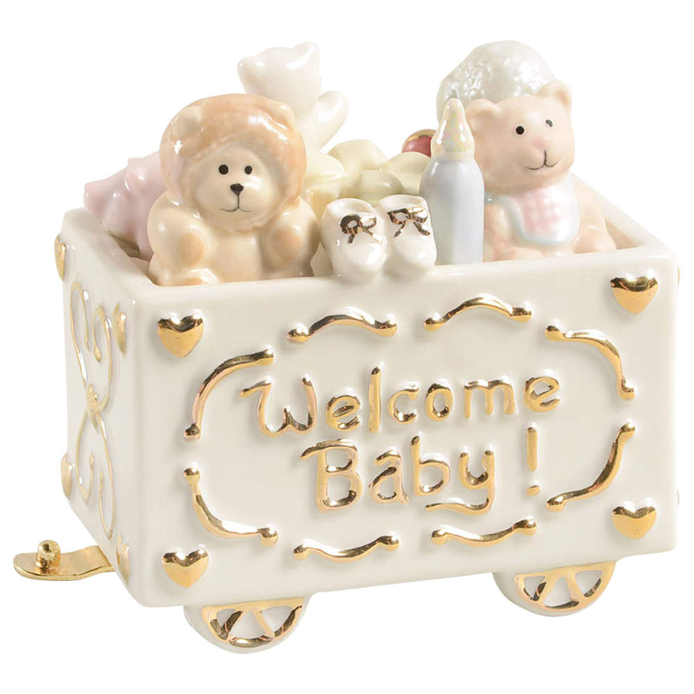 Happy Birthday Express Welcome Baby Car - Boxed by Lenox-1