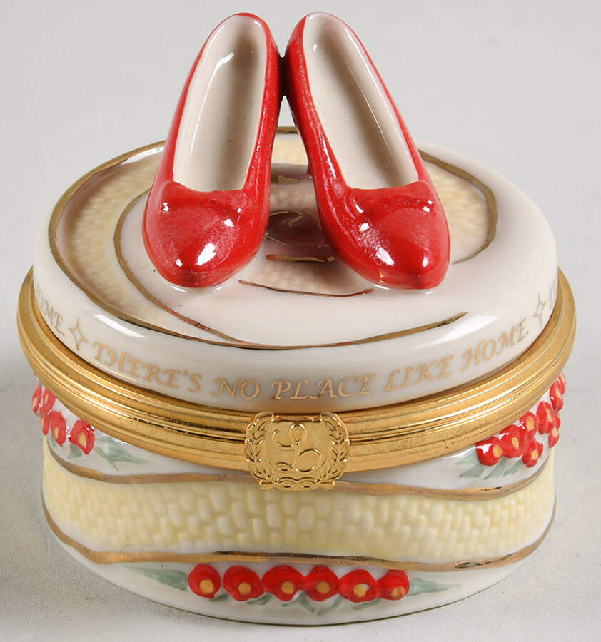 Wizard of Oz Ruby Slippers Treasure Box - Boxed by Lenox-1