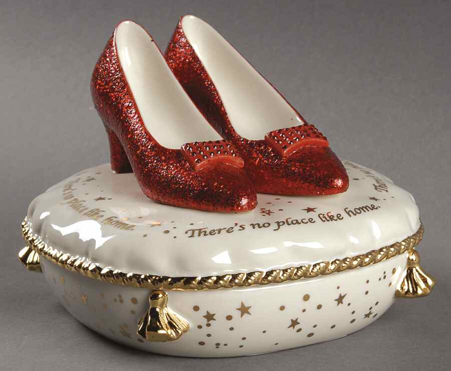 Wizard of Oz Ruby Slipper Pillow Box - No Box by Lenox-1
