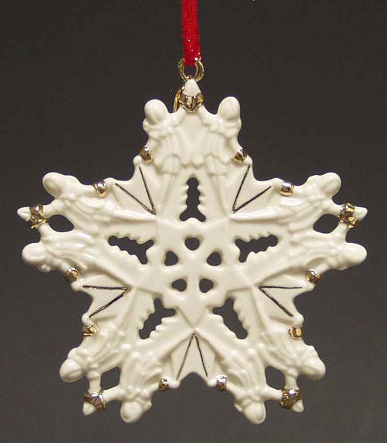 Twelve Days of Christmas Snowflakes Lords A Leaping - No Box by Lenox-1