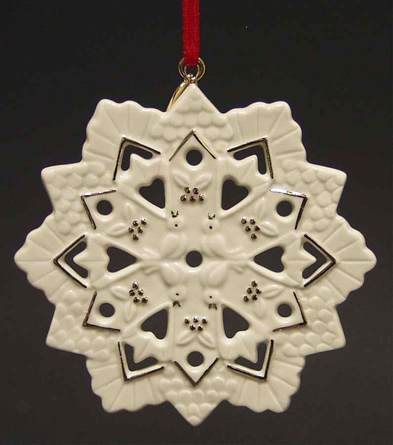 Twelve Days of Christmas Snowflakes Calling Birds - No Box by Lenox-1